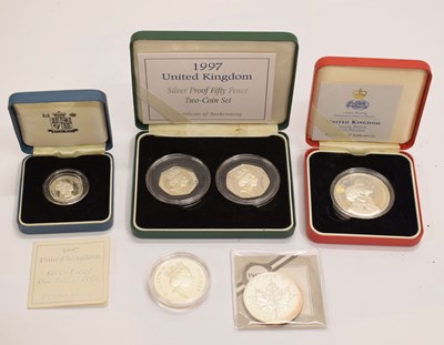 Lot 373 - Collection of Elizabeth II silver proof coins