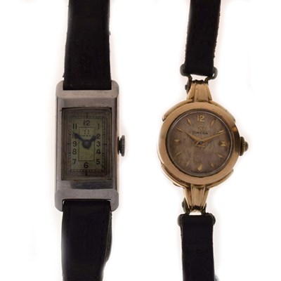 Lot 190 - Omega - Two lady's vintage wristwatches