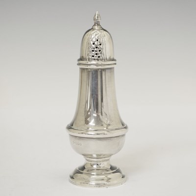 Lot 310 - Elizabeth II silver sugar caster