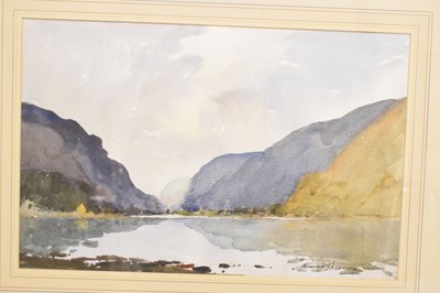 Lot 414 - Edward Wesson, RI RSMA (British, 1910-1983) - Watercolour - 'Crummock Water, Cumbria'