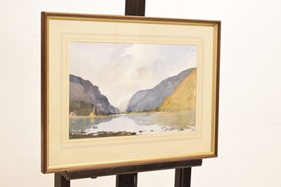 Lot 414 - Edward Wesson, RI RSMA (British, 1910-1983) - Watercolour - 'Crummock Water, Cumbria'