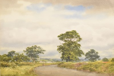 Lot 643 - Frank Egginton (1908-1990) - Watercolour - Country road