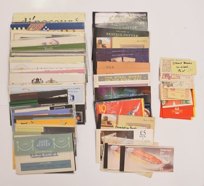 Lot 425 - Collection of Royal Mint presentation packs, book of stamps, etc