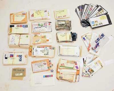 Lot 426 - Collection of GB, Commonwealth, and World First Day Covers, vintage postcards, postage history, etc