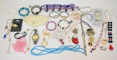 Lot 169 - Collection of costume jewellery and fashion watches