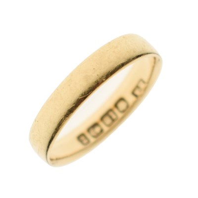 Lot 47 - Late Victorian 18ct gold wedding band