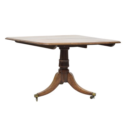 Lot 730 - Early 19th century mahogany tilt top breakfast or centre table