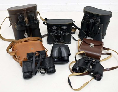 Lot 508 - Six assorted cased pairs of binoculars and field glasses