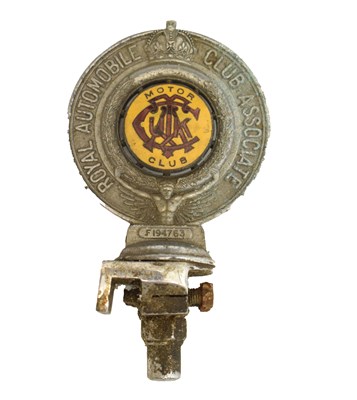 Lot 440 - Vintage RAC Royal Automobile Club Associate car badge