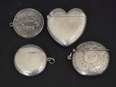 Lot 229 - Four silver vesta cases
