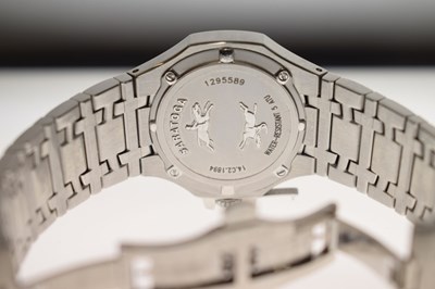 Lot 123 - Concord - Saratoga diamond-set stainless steel bracelet watch, ref. 14.C2.1894