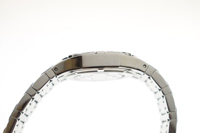 Lot 123 - Concord - Saratoga diamond-set stainless steel bracelet watch, ref. 14.C2.1894