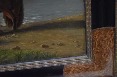 Lot 389 - Attributed to Daniel Adolphe Robert Jones (1806-1874) - Oil on canvas - Ghillie on pony