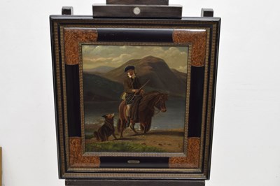 Lot 389 - Attributed to Daniel Adolphe Robert Jones (1806-1874) - Oil on canvas - Ghillie on pony