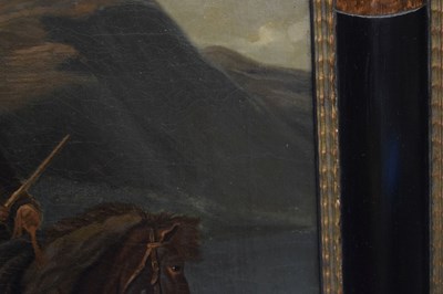 Lot 389 - Attributed to Daniel Adolphe Robert Jones (1806-1874) - Oil on canvas - Ghillie on pony