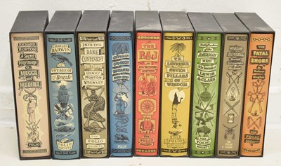 Lot 619 - Folio Society - Exploration and travel, nine books