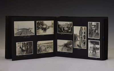 Lot 269 - Early 1930s East Asian photograph album - HMS Aphis, Vivid, Poseidon, etc.