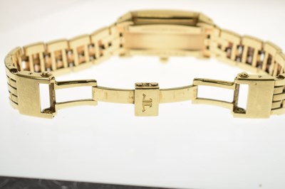 Lot 114 - Jaeger-LeCoultre - Reverso Gran' Sport 18ct gold bracelet watch, ref. 290.110.602