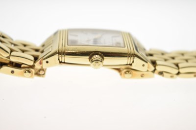 Lot 114 - Jaeger-LeCoultre - Reverso Gran' Sport 18ct gold bracelet watch, ref. 290.110.602