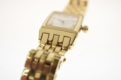 Lot 114 - Jaeger-LeCoultre - Reverso Gran' Sport 18ct gold bracelet watch, ref. 290.110.602