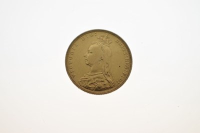 Lot 194 - Queen Victoria gold sovereign, 1889