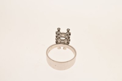 Lot 15 - Marco Oldani for John Rasmussen - Diamond 18ct white gold ring