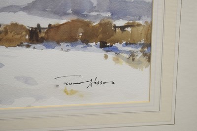 Lot 412 - Edward Wesson, RI RSMA (British, 1910-1983) - Watercolour - 'Snow'