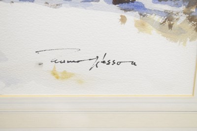 Lot 412 - Edward Wesson, RI RSMA (British, 1910-1983) - Watercolour - 'Snow'