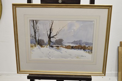Lot 412 - Edward Wesson, RI RSMA (British, 1910-1983) - Watercolour - 'Snow'