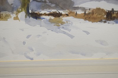 Lot 412 - Edward Wesson, RI RSMA (British, 1910-1983) - Watercolour - 'Snow'