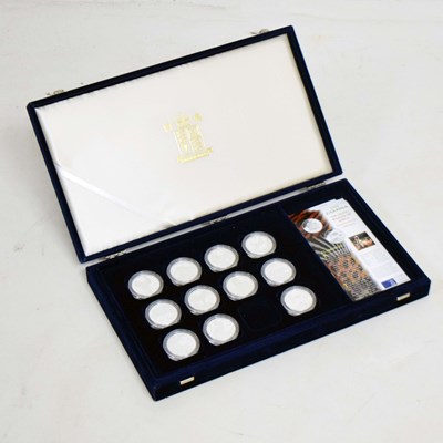 Lot 317 - Collection of eleven Zambian silver proof 'The Exotic Wildlife of Africa' 100 kwacha coins