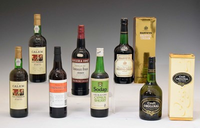 Lot 837 - Collection of sherry and white port