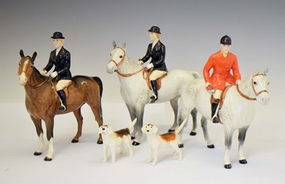 Lot 538 - Beswick - Hunting group