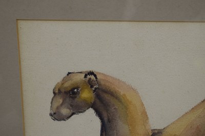 Lot 420 - Edwin Penny (British, 1930-2016) - Watercolour - Stoat