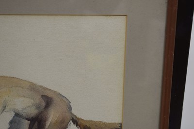 Lot 420 - Edwin Penny (British, 1930-2016) - Watercolour - Stoat