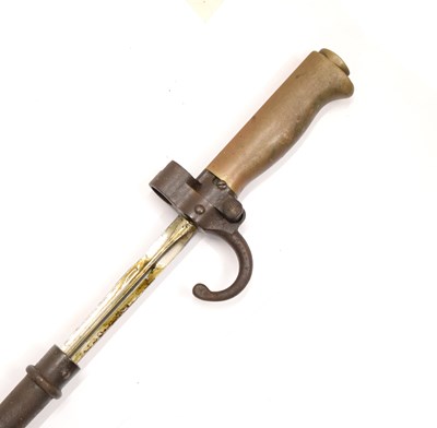 Lot 458 - A French Model 1886 Lebel bayonet