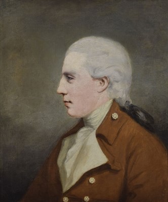 Lot 381 - Attributed to James Northcote (British 1746-1831) - Oil on canvas - Portrait of a gentleman