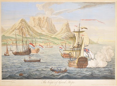 Lot 379 - After Samuel Scott (c. 1702-1772) and George Lambert (c. 1700-1765) - 'The Cape of Good Hope', 1736