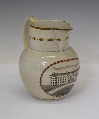 Lot 302 - Pearlware jug, circa 1800