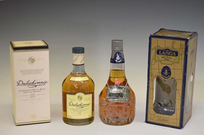 Lot 839 - Langs 'Select 1861' Scotch Whisky, and Dalwhinnie 15 year old single malt whisky