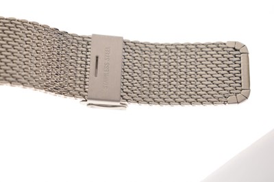 Lot 119 - Omega - Flightmaster stainless steel chronograph bracelet watch, ref. 145.036