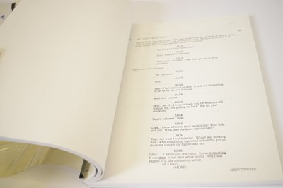 Lot 276 - Titanic (1997) - Autographed movie screenplay