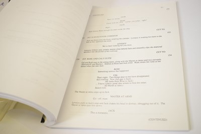 Lot 276 - Titanic (1997) - Autographed movie screenplay
