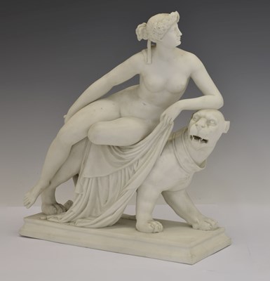 Lot 317 - Late 19th or early 20th century Swedish parian figure