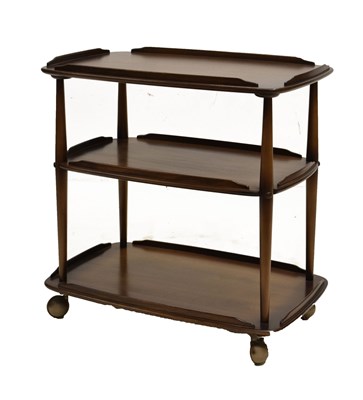 Lot 724 - Lucian Ercolani, Ercol - Model 458 Windsor elm three tier trolley