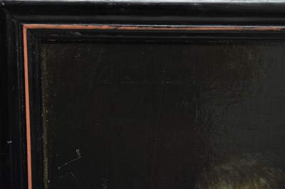 Lot 382 - 19th century French school - Oil on canvas - Bust portrait of a gentleman