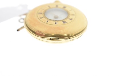 Lot 133 - Mid Victorian 18ct gold half hunter pocket watch, James McCabe, Royal Exchange