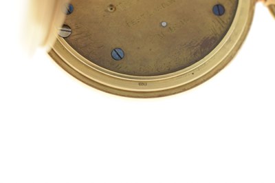 Lot 137 - George V 18ct gold cased pocket watch, J.W. Benson, London