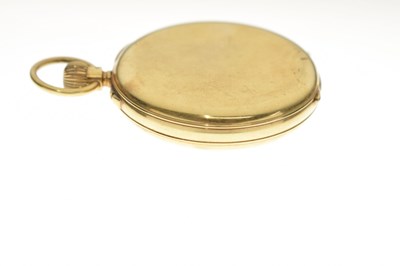 Lot 137 - George V 18ct gold cased pocket watch, J.W. Benson, London