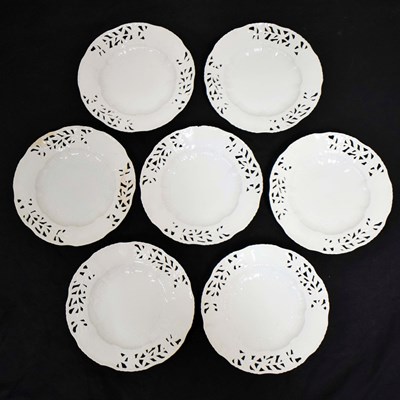 Lot 561 - Royal Copenhagen - Seven 'Juliane Marie' pattern dinner plates